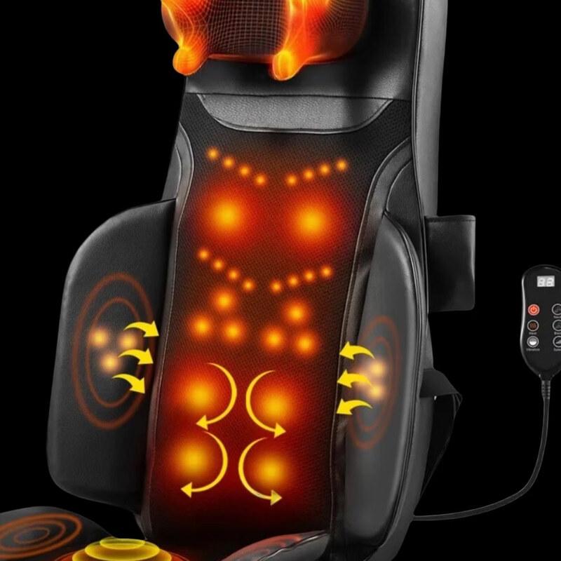 AUX Lumbar & Back Massage Cushion with Heat CN plug (adapter included)