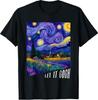 Laissez-le Gogh T-shirt amusant avec le design de La Nuit étoilée de Vincent Van Gogh