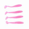 50PCS 5cm Soft Plastic Fishing Lures T Tail Grub Worm Baits Fish Tackle Accessory