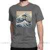 Fashion Cookie Monster T Shirt Harajuku Funny Japanese Cookie Clothes Great Wave Off Kanagawa T Shirt