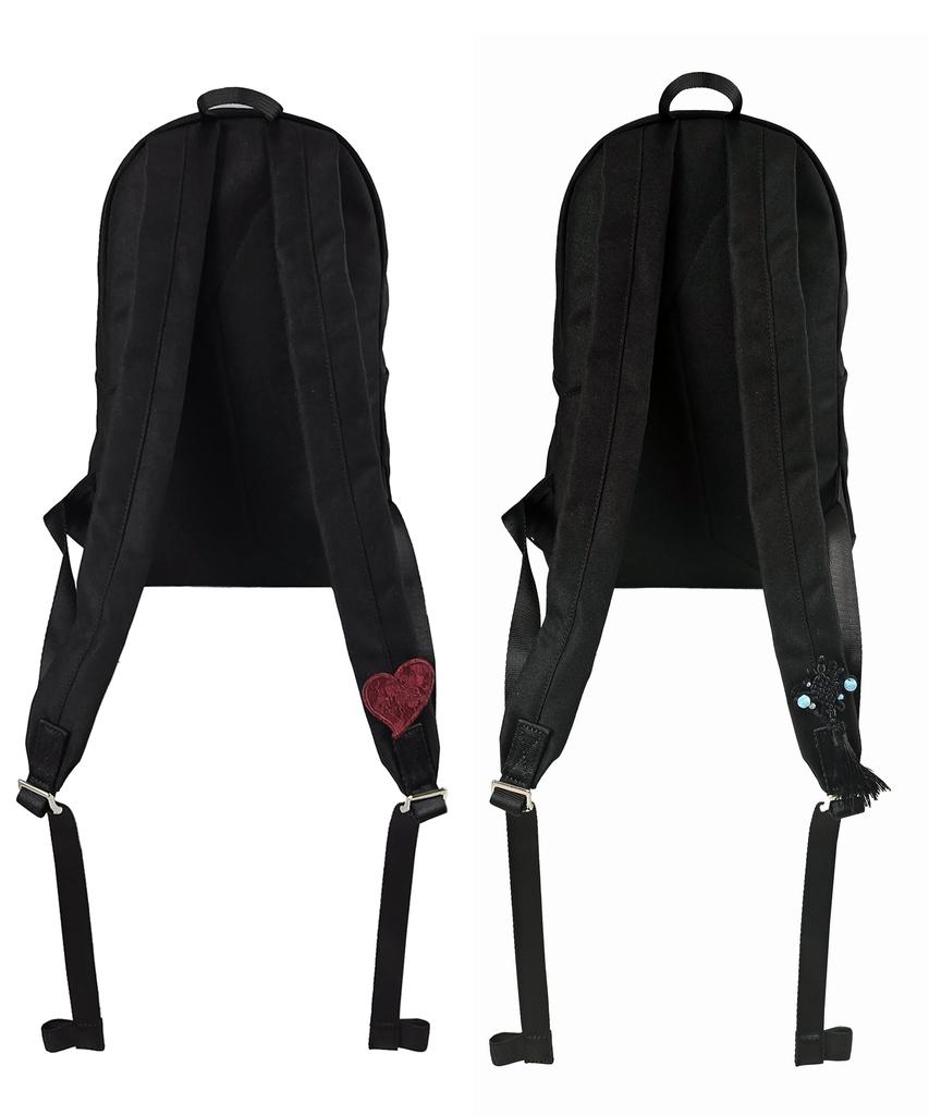 Zanglang Black Long Slim Mini Backpack