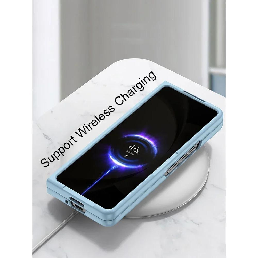 Ultra Thin Phone Case for Samsung Galaxy Z Fold 7 6 5 4 3 with Stylus Pen Slot Stand Plastic Fold Shockproof Protect Hard Cover