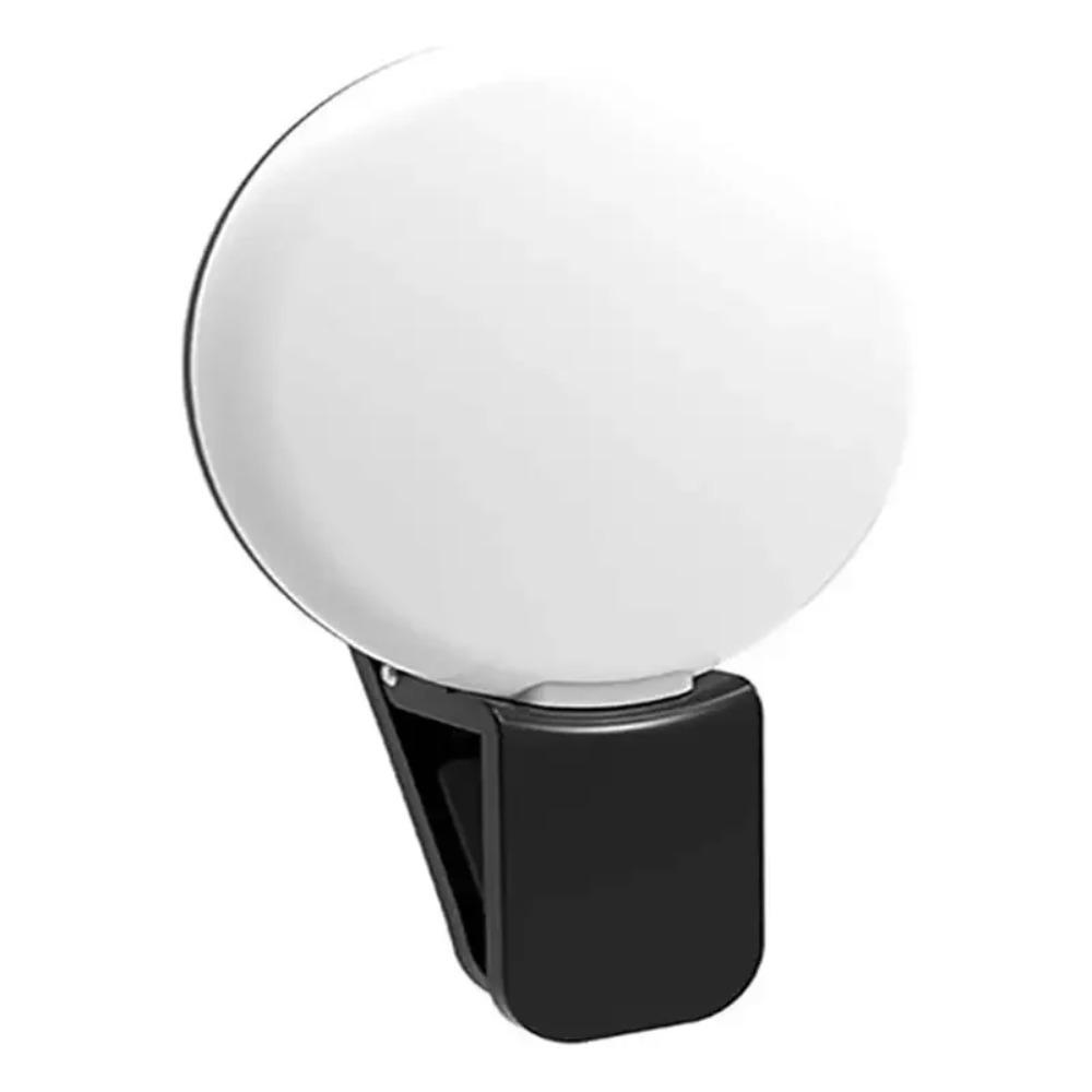 3 Modes Mobile Phone Mini Selfie Fill Light LED Light Phone Fill Lamp Selfie Ring Light Clip-on