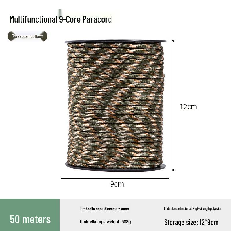 Outdoor 4mm Paracord Camping Wind Rope