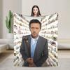 House MD Dr Gregory House Fashion Blanket Cozy Soft  Throw Fashion Blankets for Bed  Multi-size Quilt
