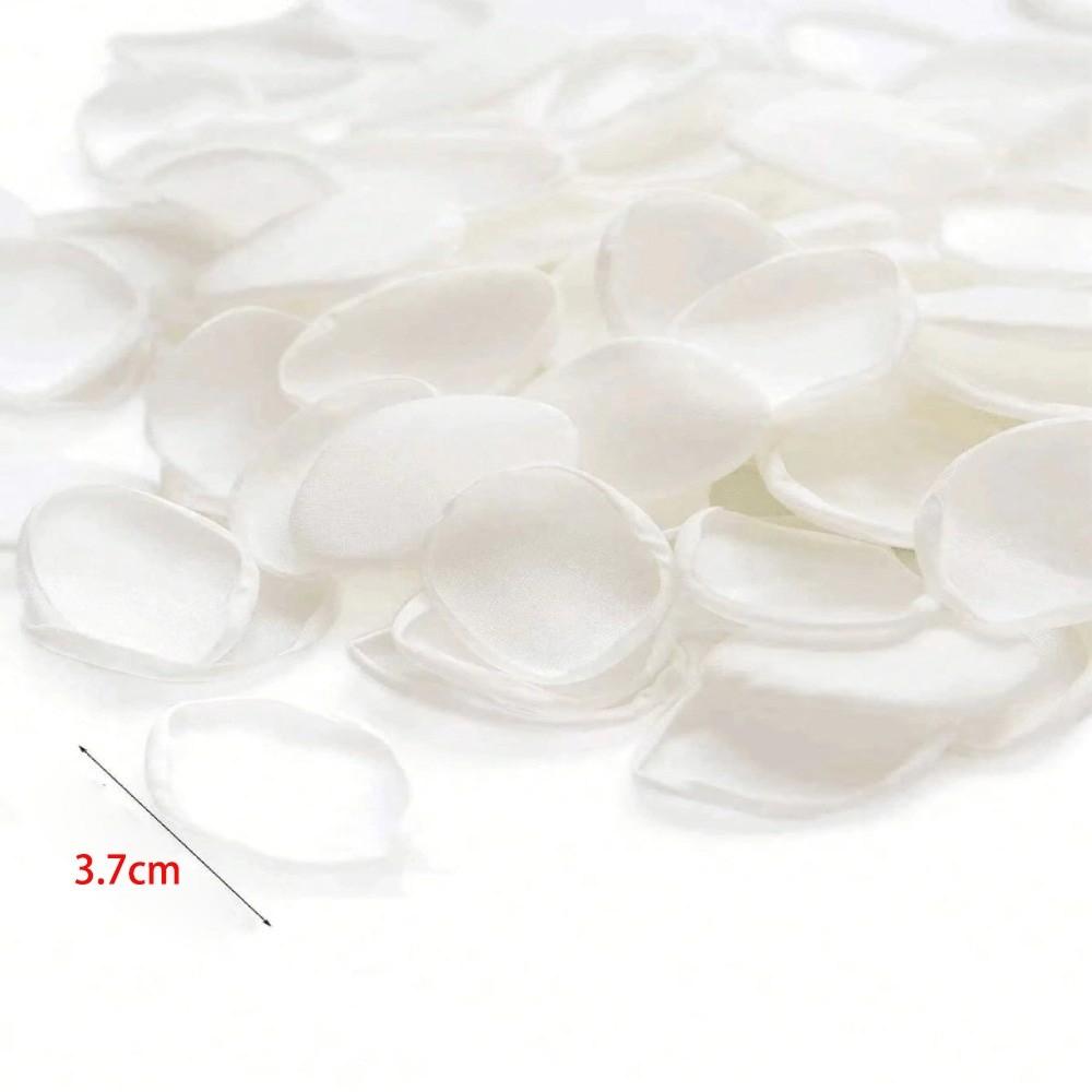 30/50/100pcs White Artificial Rose Flowers Silk Homme Decor Silk Rose Petals Bridal Showers