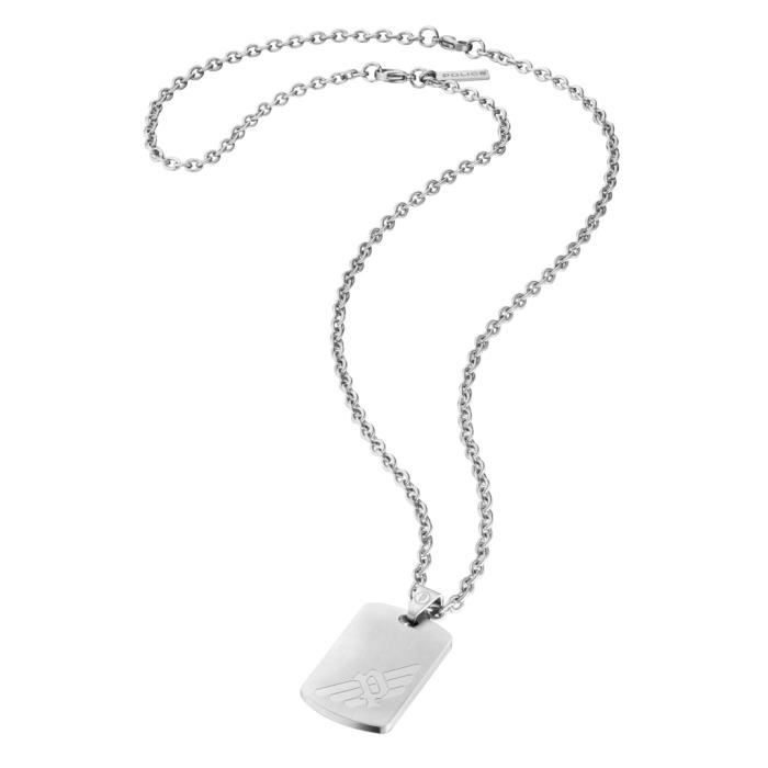 Collier - POLICE - PJ26132PSS-01 - Acier Inoxydable - Argent - Longueur 70 Cm