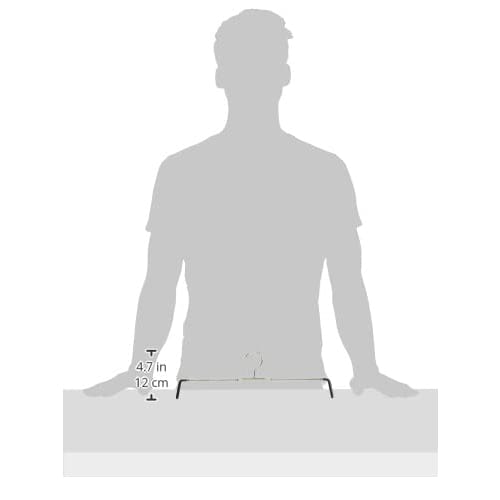 MAWA Clothing Hanger, Black, Small, Slim Skirt Hanger, 119114