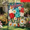 2D Flat, 2D Flat 1pc Welcome To the July 4th Independence Day Garden Flag for Ice Popsicles_1 (3)- Outdoor Garden Flag Double-sided Home Decoration Co