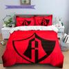 Atlas Football Club  Pattern Bedding Quilt Set  Home Decoration  Gift (1 * duvet cover + 2 * pillowcase  without core)