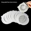 Disposable Floor Drain Stickers Multi-Shape Hair Catcher Filters 10Pcs