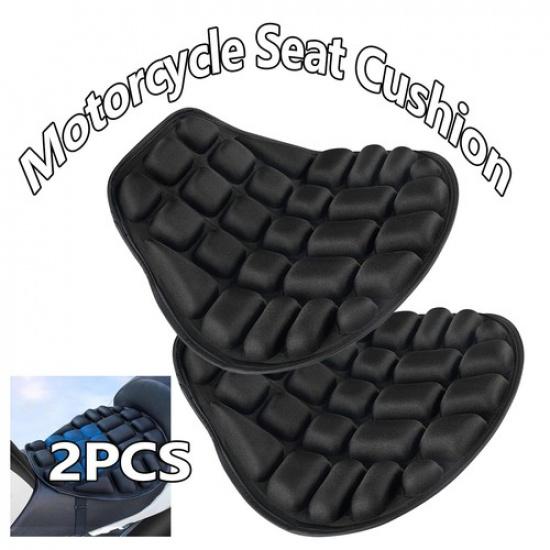 Breathable Motorcycle Seat Cushion Comfort Pillow Pad Cover Pressure Relief 2PCS