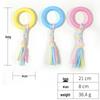 Eco-Friendly Indestructible Pet Dog Toys - Bite-Resistant Cotton Rope Fabric Molar Strips