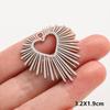 6pcs Fashion Pendant Alien Spaceship Moon Stainless Steel Charms For Jewelry Making Bag Kychain Charm DIY Necklace Earrings Bulk