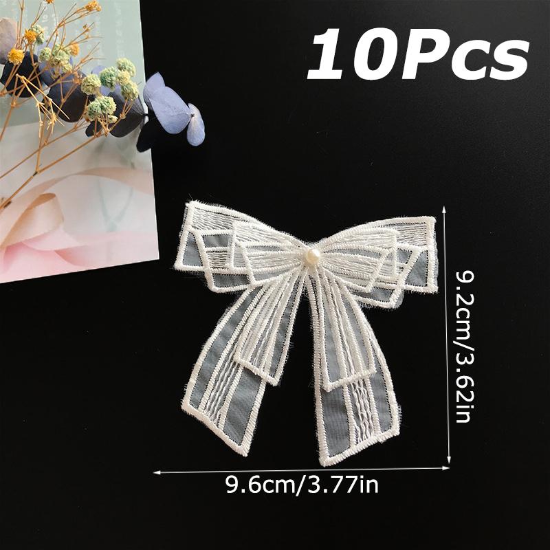 10PCS/Pack Lace Stage Costumes Daily Practicality DIY Creative Durable Repairing Embroidery Patches Clothing Renovation