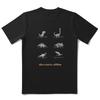 T-shirt Estiva Casual Larga Girocollo Uomo Donna Traspirante Comoda Puro Cotone con Stampa Gioco Dinosauri