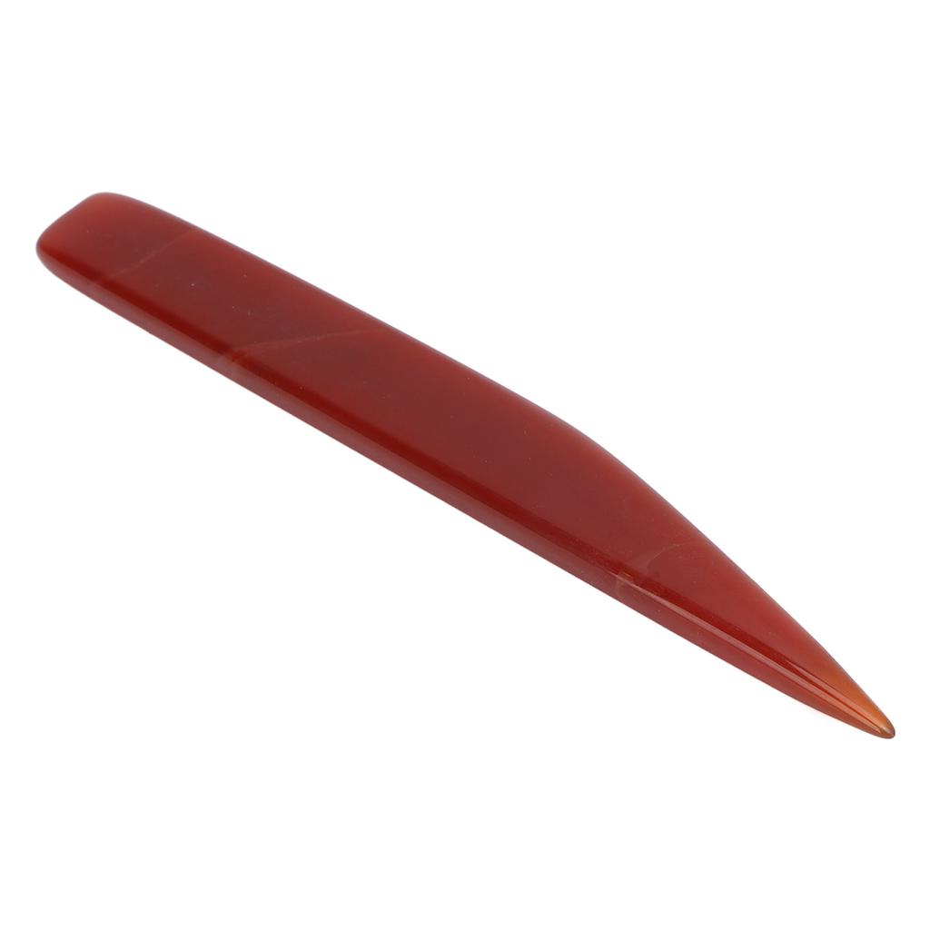 Agate Polishing Burnisher Jewellery Hand Polishing Burnisher Grinding Scraping Tool for Gold Silver Jewellery Red