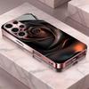 Schwarze Blumen Handyhülle Glas-Handyhülle für Samsung Galaxy S26 22 23 24 25 PLUS S21 22 23 24 25 ULTRA