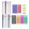 Erasable Gel Pens Fine Point 0.5mm Cartoon Design Rollerball Gel Ink Pens for Adult Kids Writing Calligraphy Note Taking