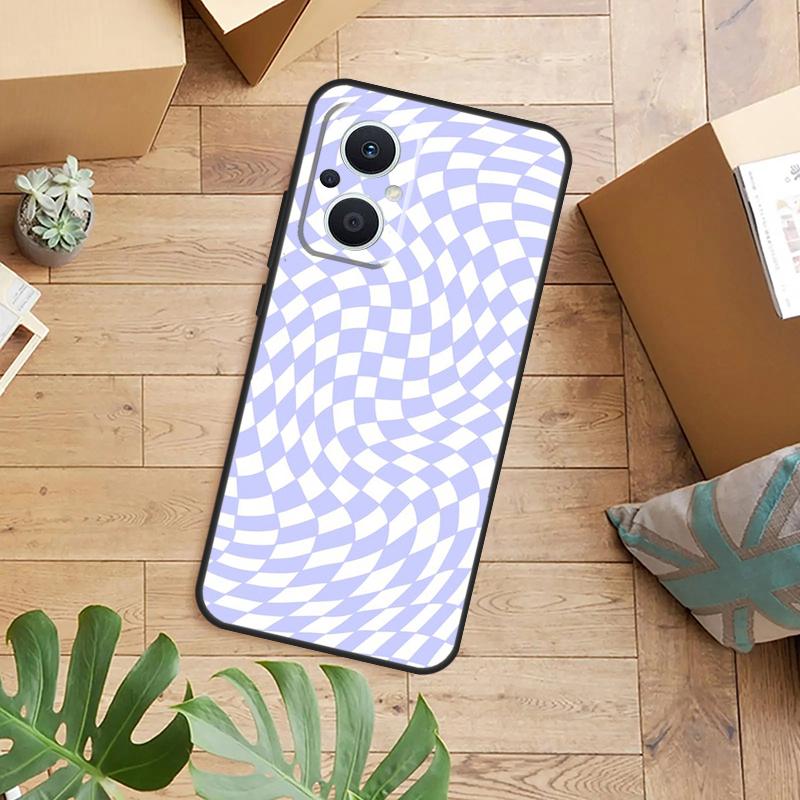 Crazy Checkered Phone Case For OPPO Reno 14 12 11 13 F 10 Pro 8T 7 8 Lite OPPO Find X8 X6 X5 X9 Pro Cover