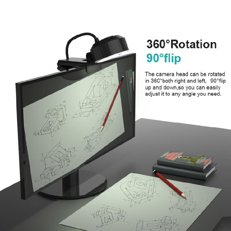 1080P Webcam with Microphone AutoFocus Adjustable Brightness USB Streaming
