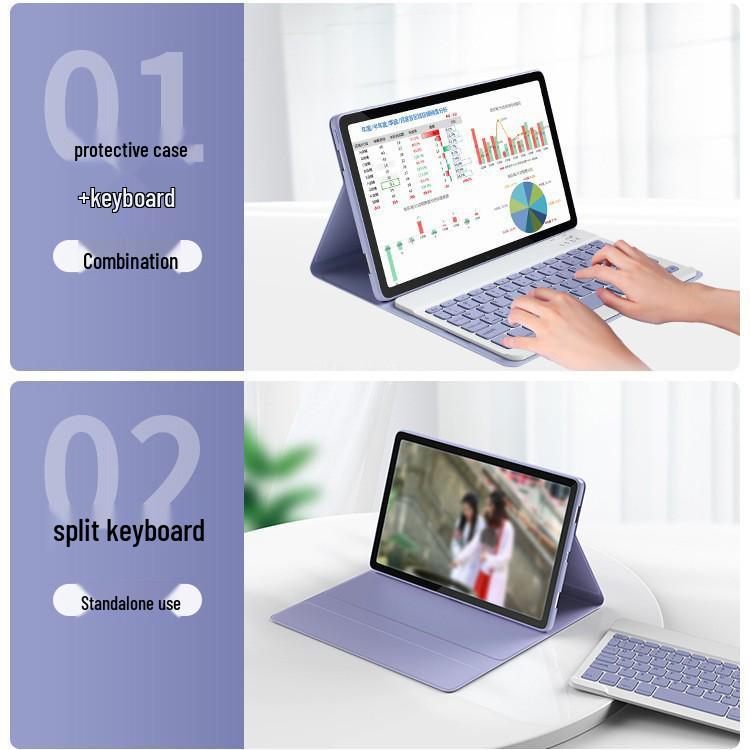 Xiaomi Redmipad2 Hintergrundbeleuchtete Magnetische Bluetooth-Tastaturhülle (Russisch/Portugiesisch) - Kompatibel mit dem Modell 2025