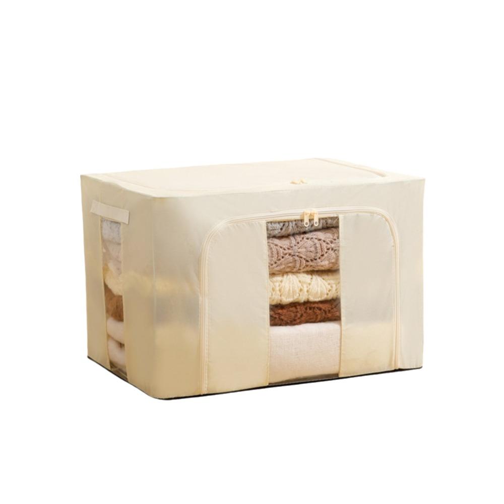 Large Capacity Closet Clothing Organizer Stackable Toy Storage Bins Fabric Storage Box  Wardrobe