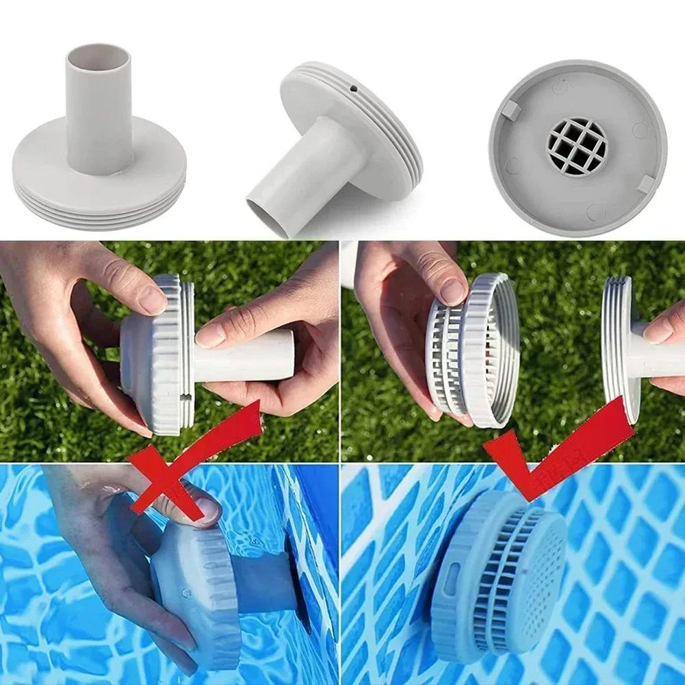 Filter Adapter Strainer Connector Robust Material User-Friendly Installation Compact Design Outlet Connector For Pool Home Use