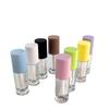6ml Clear Plastic Thick Fat Lip Gloss Tube, Electroplated Lip Oil Lip Glaze Empty Container for DIY