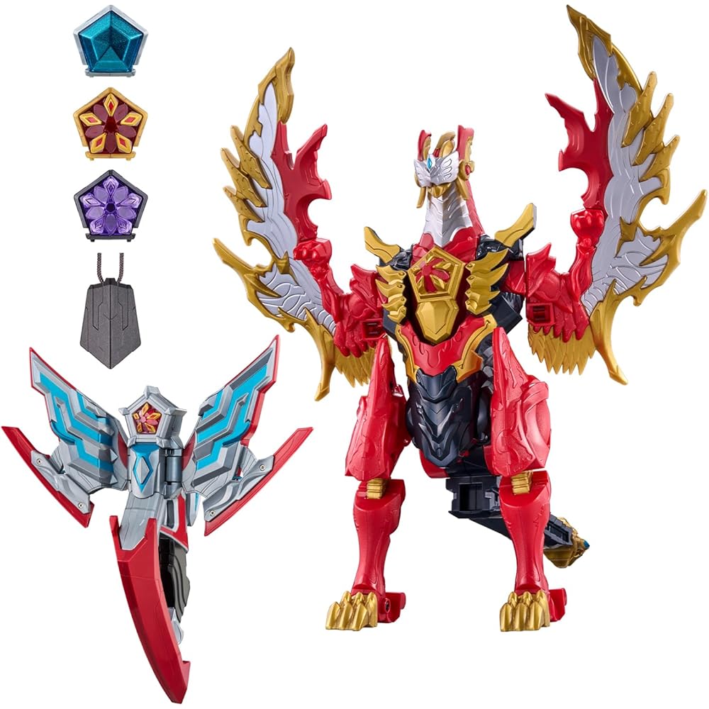 Bandai Ultraman Omega DX Omega Slugger and Valgeness Transformation Set for Ages 3 and Up