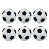 6 Pcs Foosball Table Balls Official Tabletop Game Balls Table Game Mini Football Table Soccer Balls World Cup Accessory