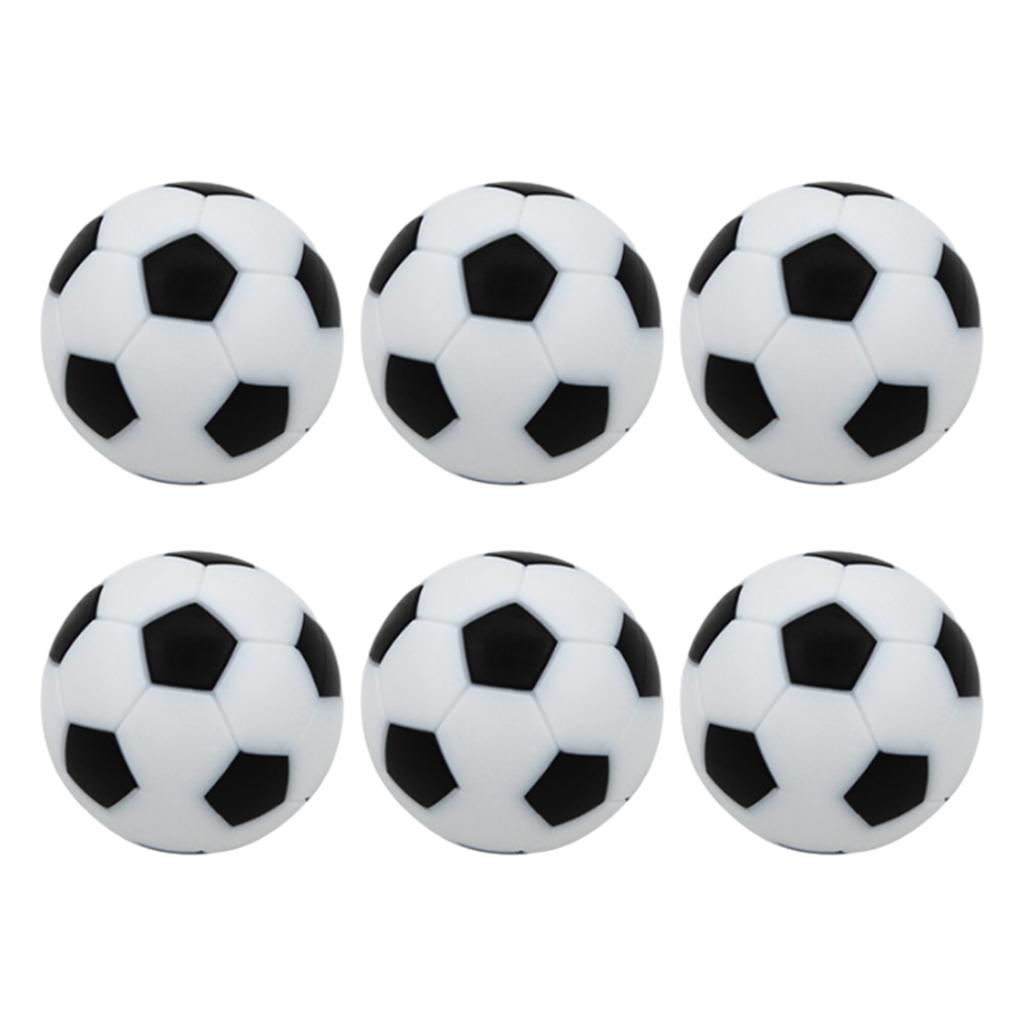 6 Pcs Foosball Table Balls Official Tabletop Game Balls Table Game Mini Football Table Soccer Balls World Cup Accessory