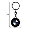 2025 E46 For BMW Metal Car Badge Keychain Zinc Alloy Keyrings Accessories For BMW 1 2 3 4 5 6 7 8 Series GT I4 I3 I8 IX X2 X3 X4