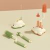4PCS Silicone Bottle Cleaning Brushes Kit Heat Resistant Nipple Brushes For Newborn Care Essential