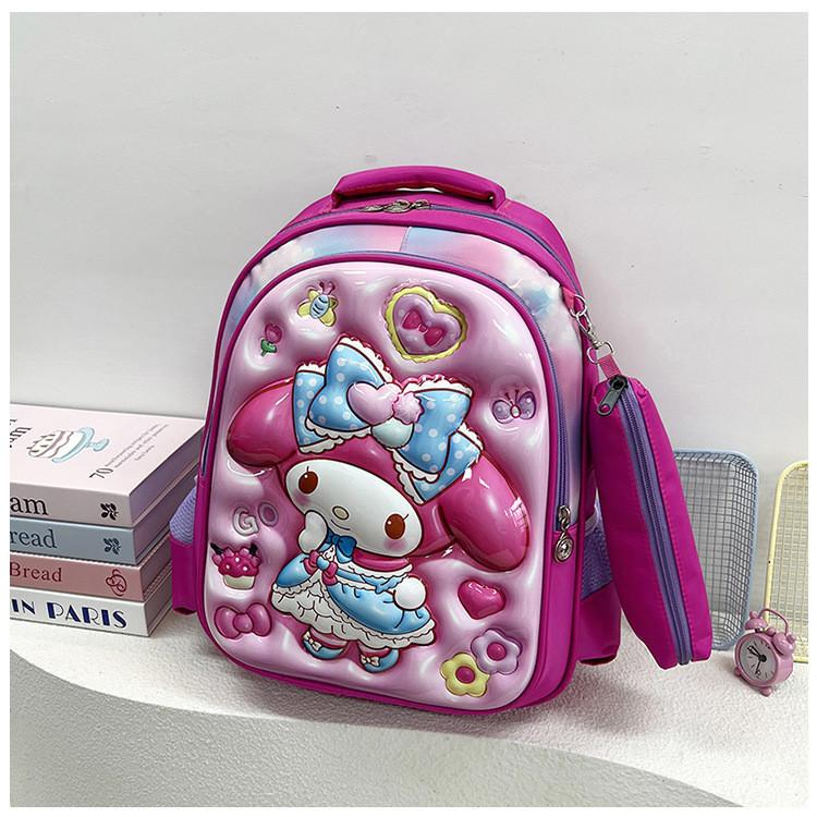 Adorable 3d Cartoon Hard Shell Kids Backpack For School With Cute Curved Straps