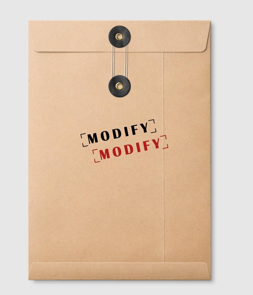 Printtoo Modify Self Inking Rubber Stamp Pre-Inked Office Stamp- Home Office Business Stationery, Black- 42 X 9