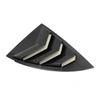 2PCS Car Rear Triangle Window Shutters Triangle Sunshade Modified for Tesla Model Y Louver Side Vent Trim Modified Accessories