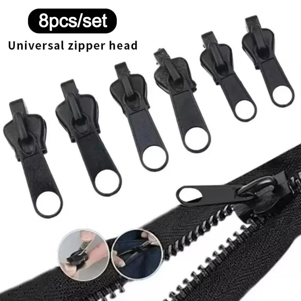 Neue 4 Größen Reißverschlusskopf Reparatur Handgefertigt Reißverschluss Schieber Universell Tasche Reißverschlüsse für DIY Nähen