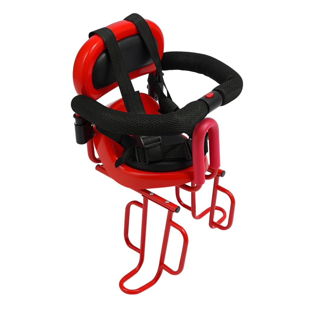 Safety Toddler Child Seat Rear Child Bike Seat Attachment Child Bike Seat for Adult Bike W/ Seat Cushion Suitable for Children