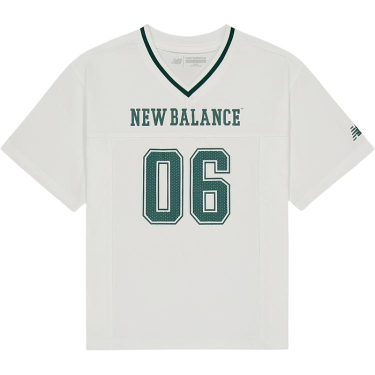 New Balance T Shirt SS25 Ivory White Children Aged 3 7 Years Old 7EF2S133-IV 120