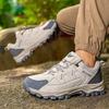 Fashion 2025 New Men's Hiking Shoes Suede Leather Outdoor Shoes Wear-resistant Men Trekking Walking Hunting Tactical Sneakers Large 49