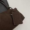 Bags Shoulder Suede For Yogodlns Women Large Capacity Totes Lightweight Underarm Bag Casual Shopper Handbag Solid Color Travel Bucket Bag