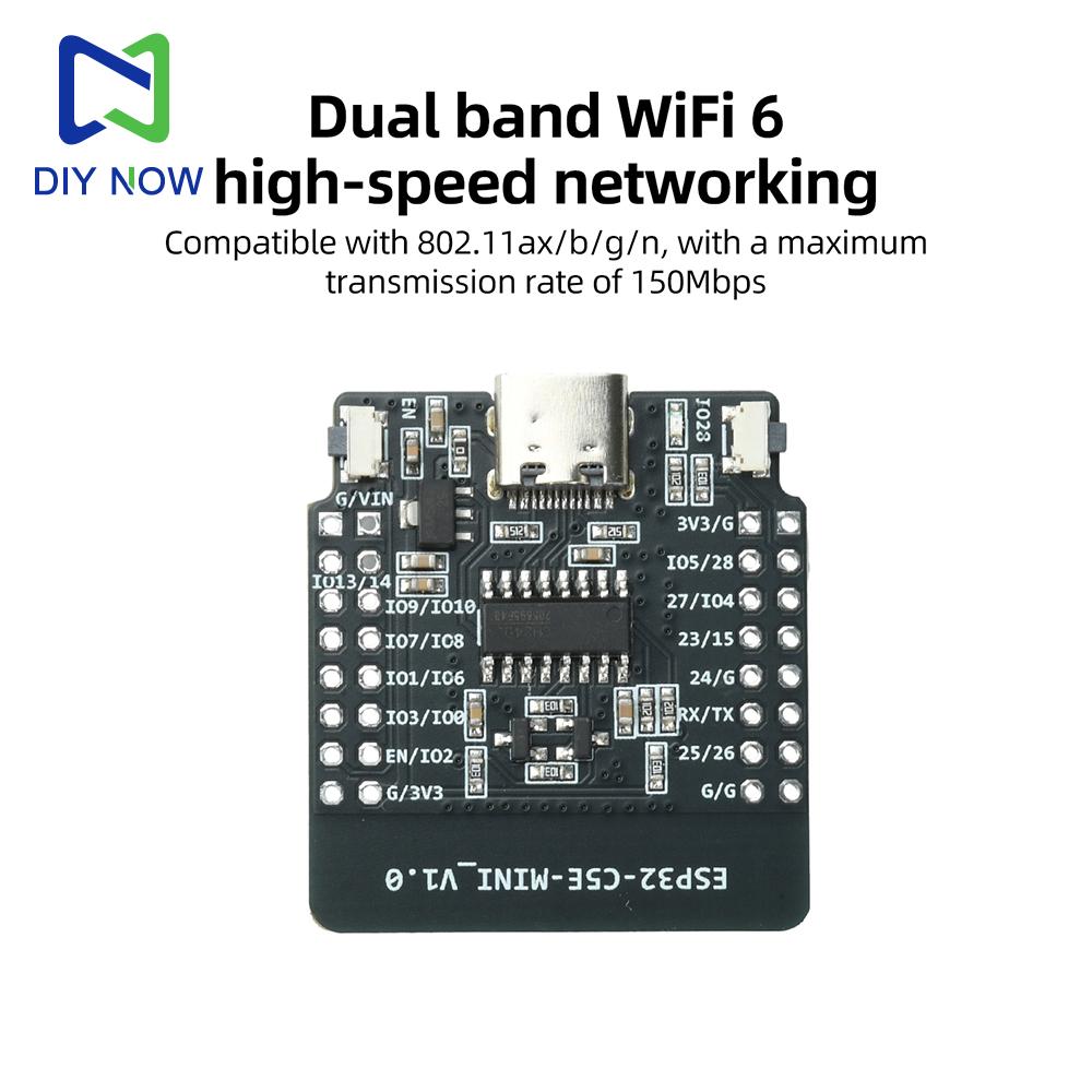ESP32 C5 N16R8 WiFi 6 Bluetooth IoT Development Board ESP32-C5 MINI Development Board CH340C Supports External Antenna Type-C