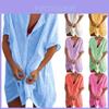 Dames Knoop Blouse Casual Comfortabel Topje Mini Jurk Grote Maten S-8xl Stijlvol