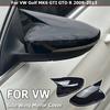 Rearview Mirror Cover Caps For VW MK6 Golf 6 GTI 2009-2013 Rear View Mirrors Case Tools Trim Holder Car Accessories