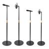 Adjustable Microphone Stand with Round Base for Stage and KTV Performances