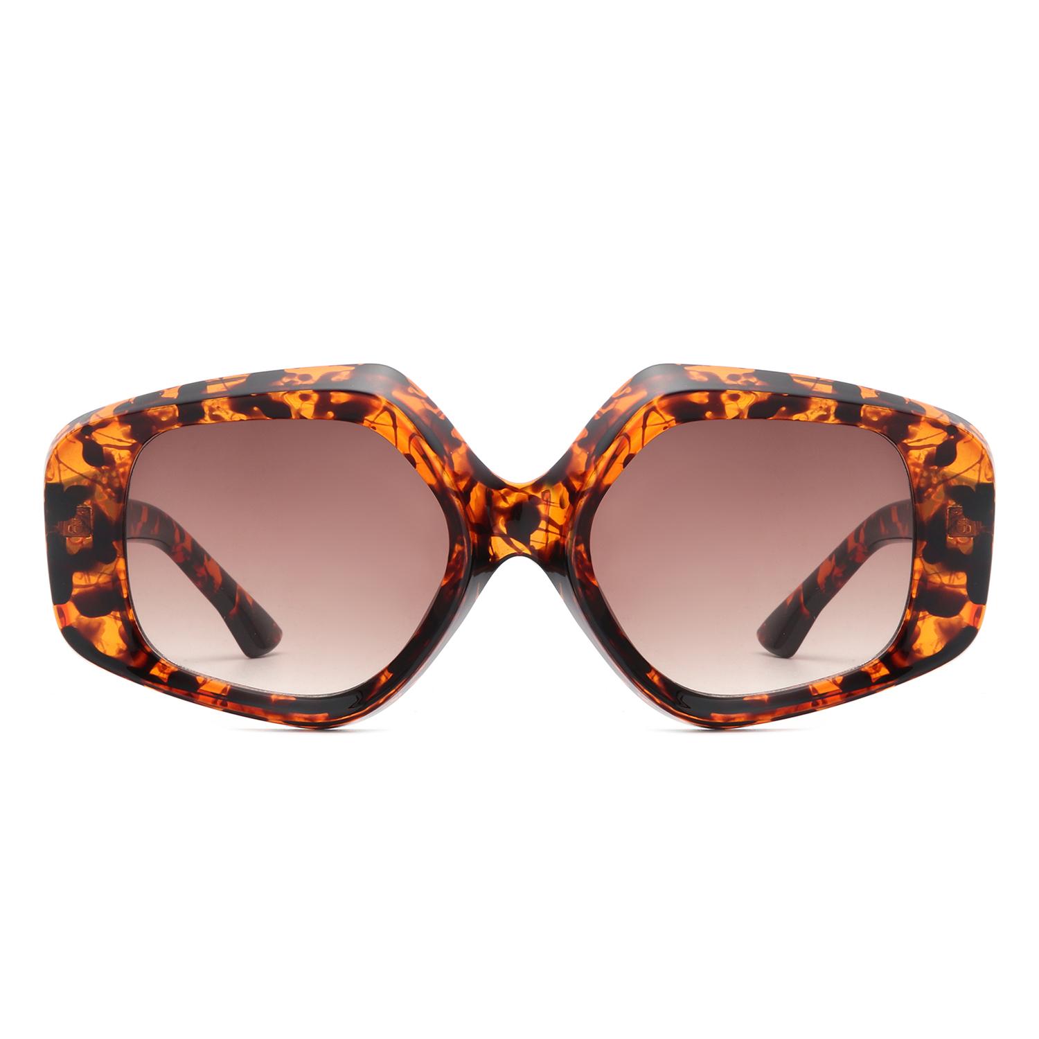 MAXJULI Designer Fashion Sunglasses Women Mod Thick Bevel Frame Butterfly Sun glasses UV400 W8251
