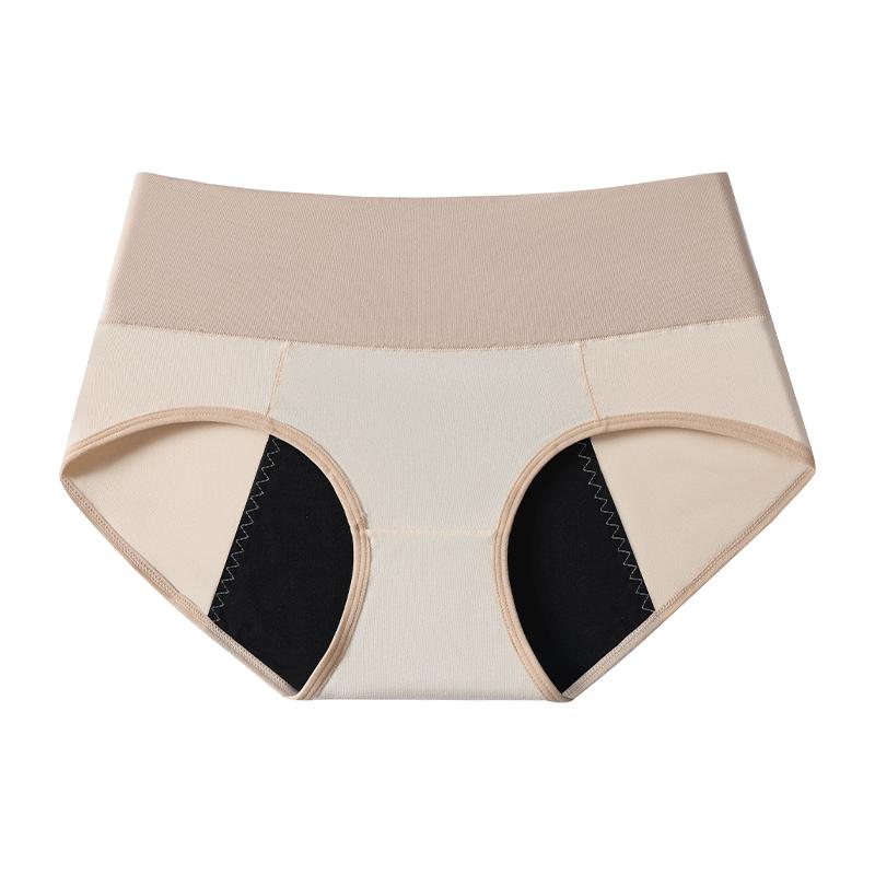 High Waist Women's Menstrual Panties Leak Proof Widen Period Underwear Cotton Plus Size Female Briefs for Physiological Panty