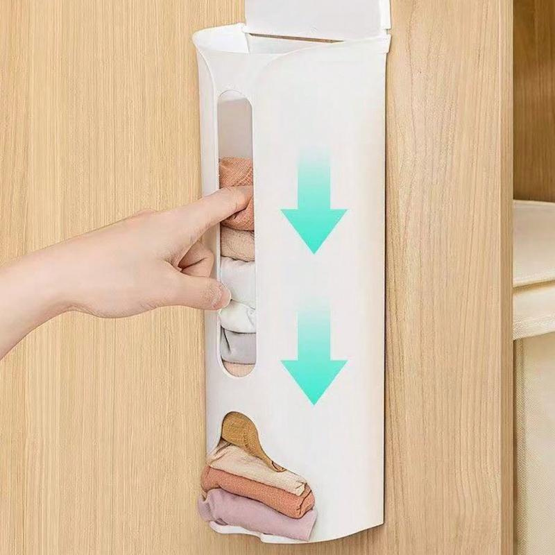 Platzsparender wandmontierter Unterwäsche- und Socken-Organizer-Ständer - Kein Strom erforderlich, einfache Installation, hängende Aufbewahrungsschublade für Heimschrank