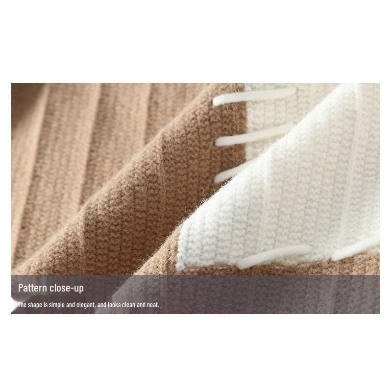 NASA MARVEL Men's Loose-fit Color-block Pullover Sweater